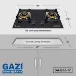 GA-BGS-17 - Gazi Smiss Gas Stove