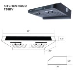 HY-738BV - Gazi Smiss Kitchen Hood